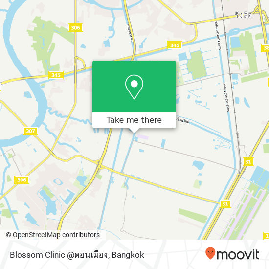 Blossom Clinic @ดอนเมือง map