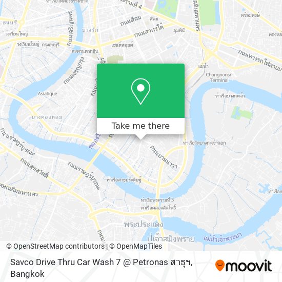 Savco Drive Thru Car Wash 7 @ Petronas สาธุฯ map