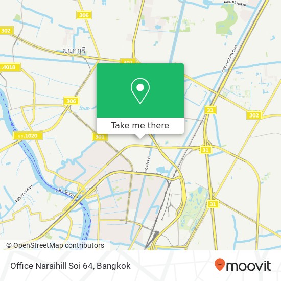 Office Naraihill Soi 64 map