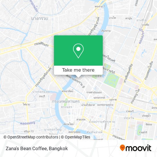 Zana's Bean Coffee map