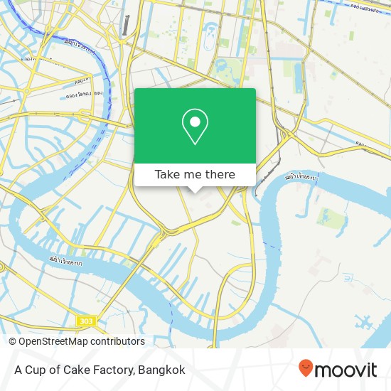 A Cup of Cake Factory map