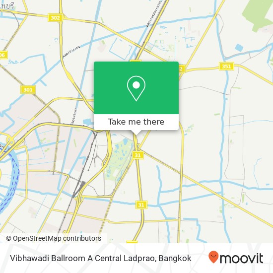 Vibhawadi Ballroom A Central Ladprao map