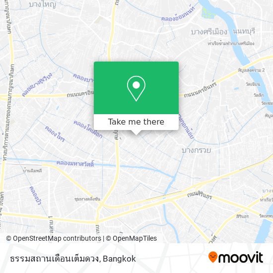 ธรรมสถานเดือนเต็มดวง map