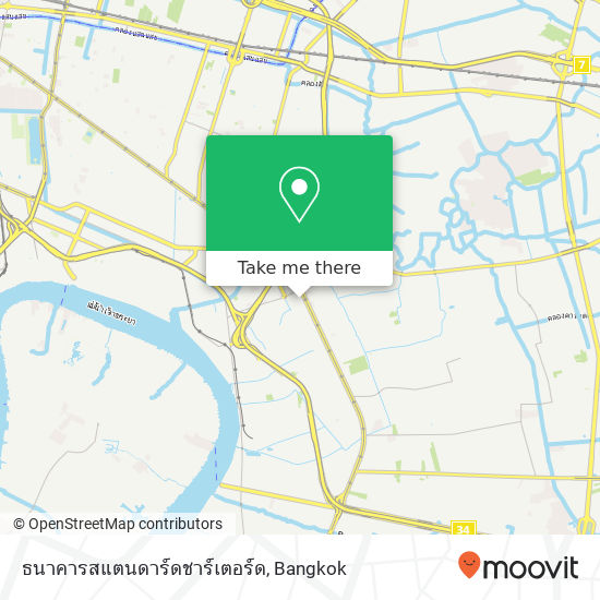 ธนาคารสแตนดาร์ดชาร์เตอร์ด map