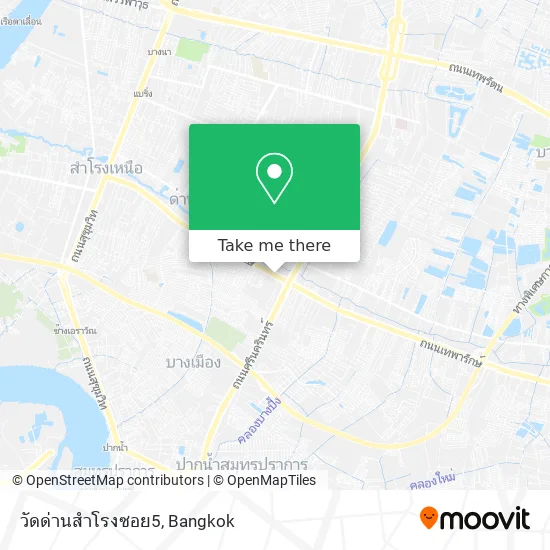 วัดด่านสำโรงซอย5 map