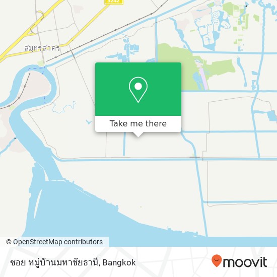 ซอย หมู่บ้านมหาชัยธานี map