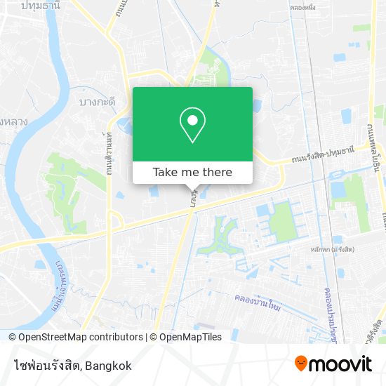 ไซฟ่อนรังสิต map