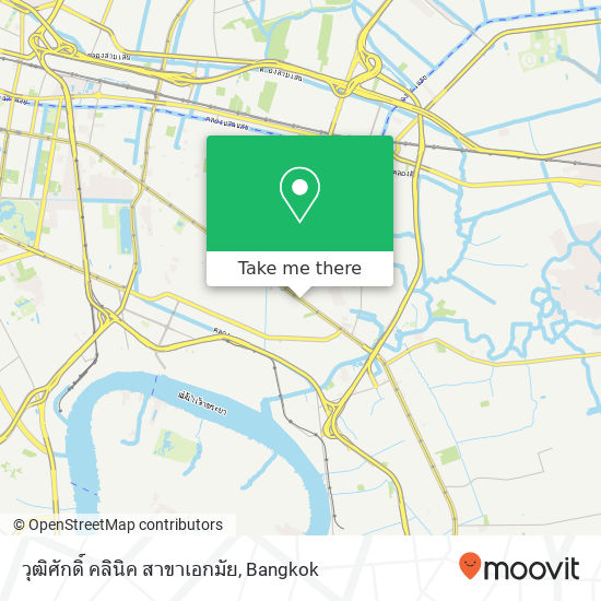 วุฒิศักดิ์ คลินิค สาขาเอกมัย map