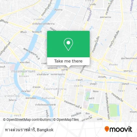 ทางด่วนราชดำริ map