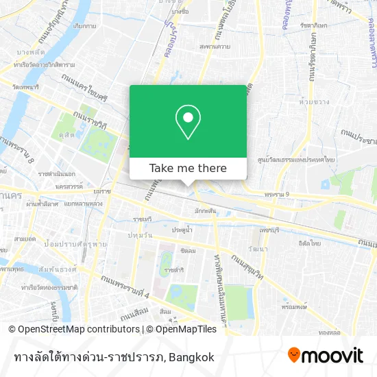 ทางลัดใต้ทางด่วน-ราชปรารภ map