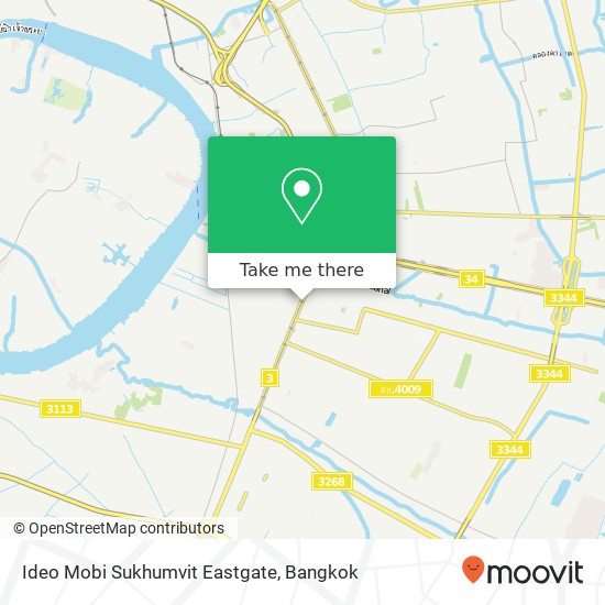 Ideo Mobi Sukhumvit Eastgate map