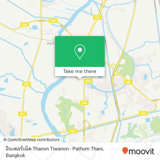 อินเตอร์เน็ต Thanon Tiwanon - Pathum Thani map
