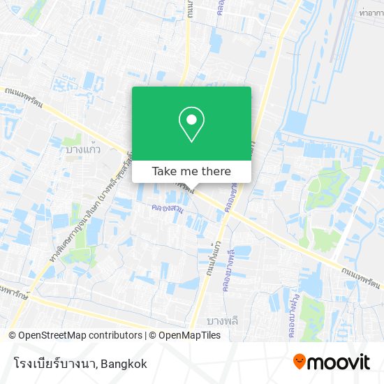 โรงเบียร์บางนา map