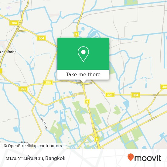 ถนน รามอินทรา map