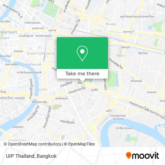 UIP Thailand map