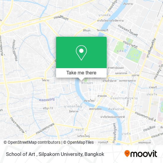 School of Art , Silpakorn University map