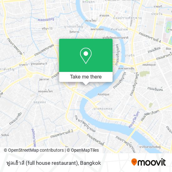 ฟูลเฮ้าส์ (full house restaurant) map