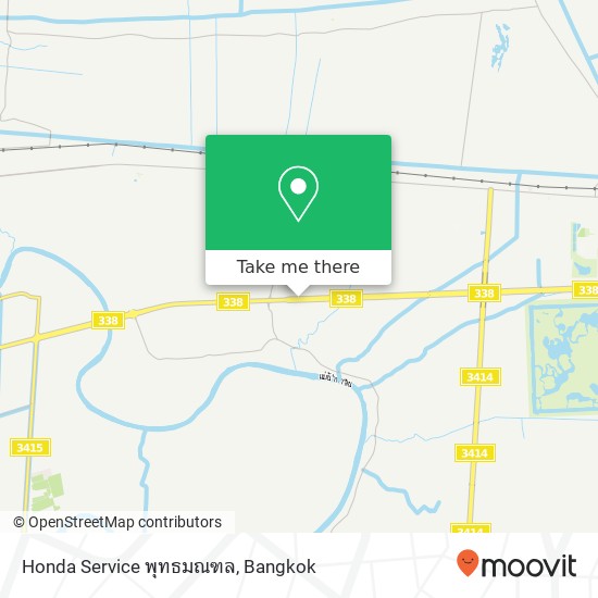 Honda Service พุทธมณฑล map