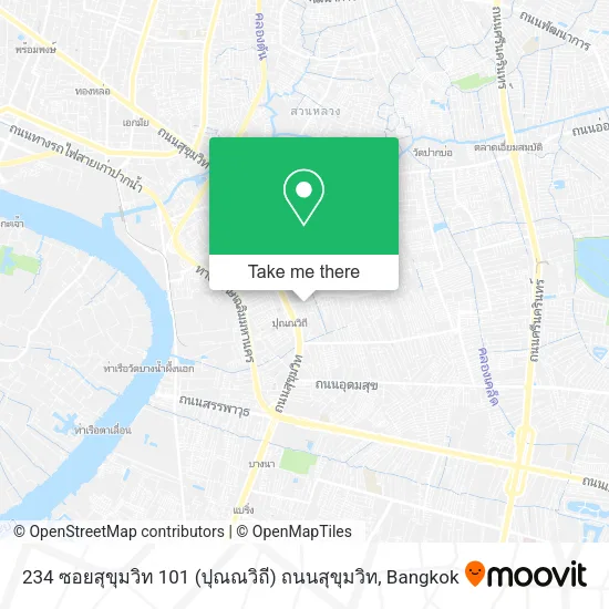 234 ซอยสุขุมวิท 101 (ปุณณวิถี) ถนนสุขุมวิท map