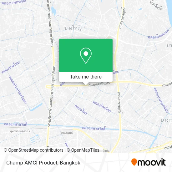 Champ AMCI Product map