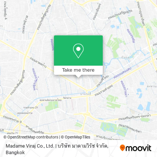 Madame Viraj Co., Ltd. | บริษัท มาดามวิรัช จำกัด map