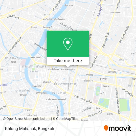 Khlong Mahanak map