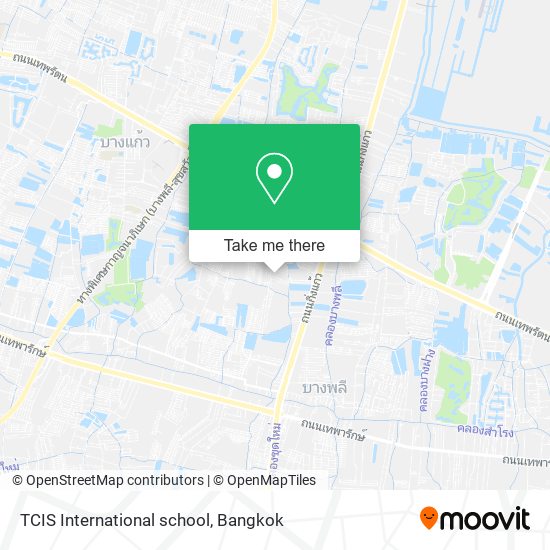 TCIS International school map