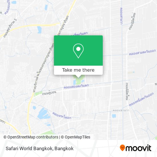 Safari World Bangkok map