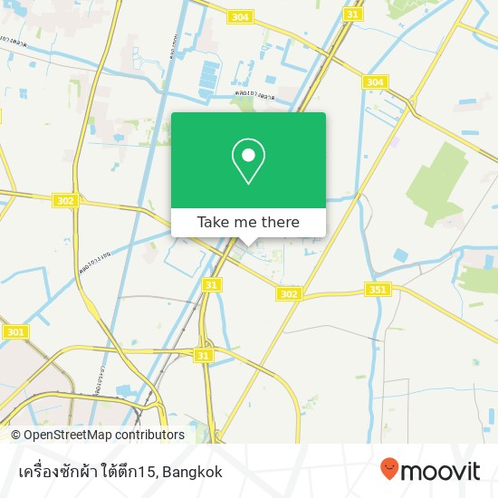 เครื่องซักผ้า ใต้ตึก15 map