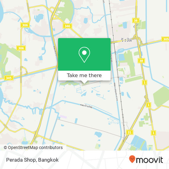 Perada Shop map