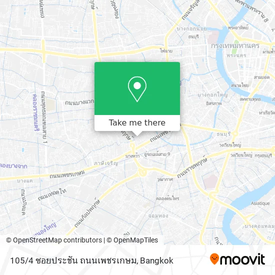 105/4 ซอยประชัน ถนนเพชรเกษม map
