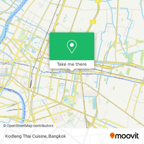 Kodleng Thai Cuisine map