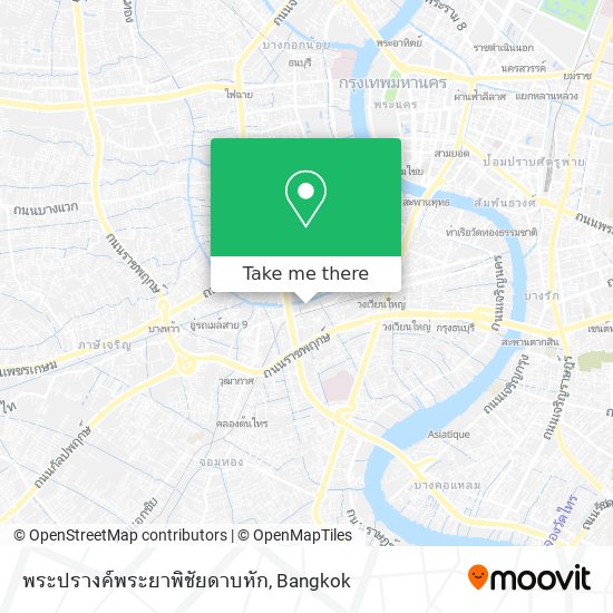 พระปรางค์พระยาพิชัยดาบหัก map