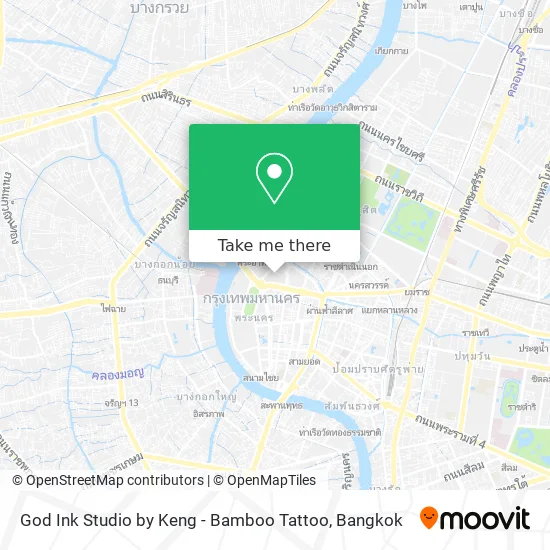 God Ink Studio by Keng - Bamboo Tattoo map