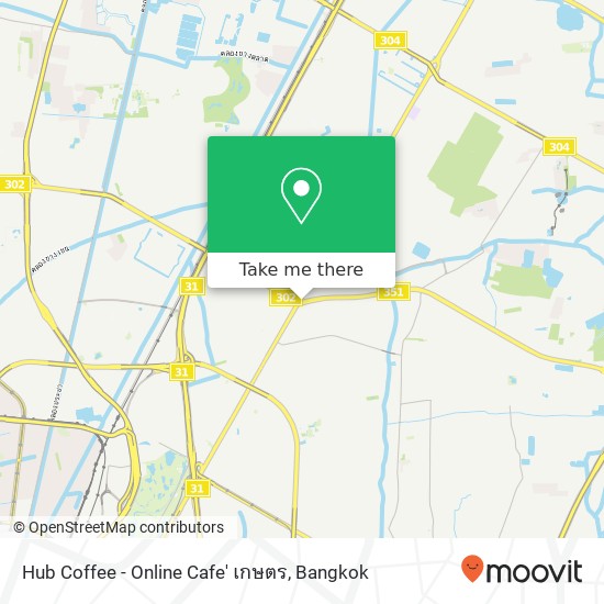 Hub Coffee - Online Cafe' เกษตร map