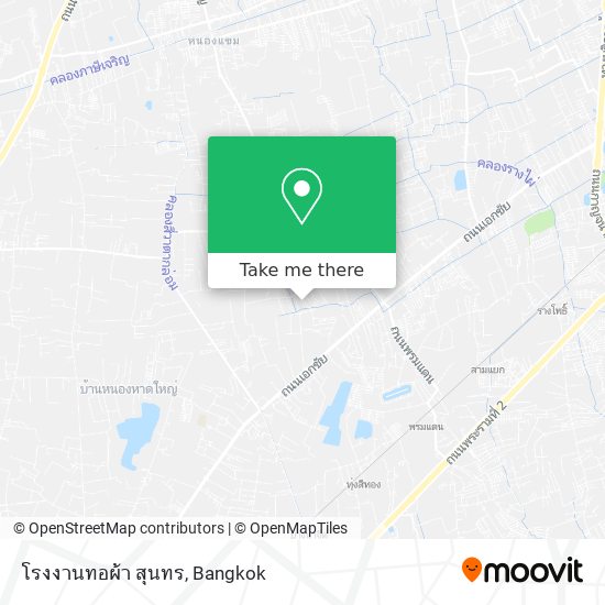 โรงงานทอผ้า สุนทร map