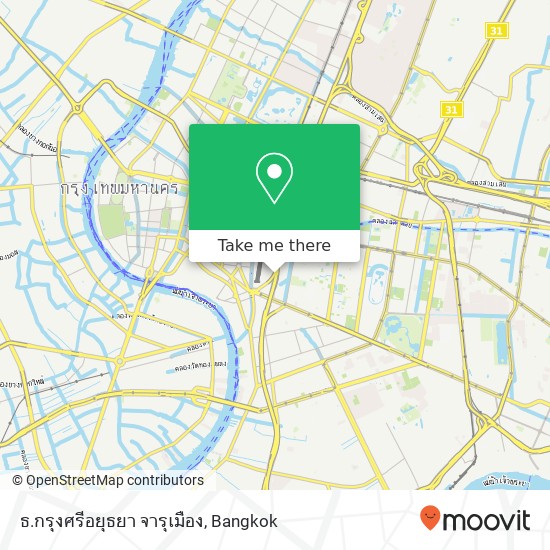 ธ.กรุงศรีอยุธยา จารุเมือง map