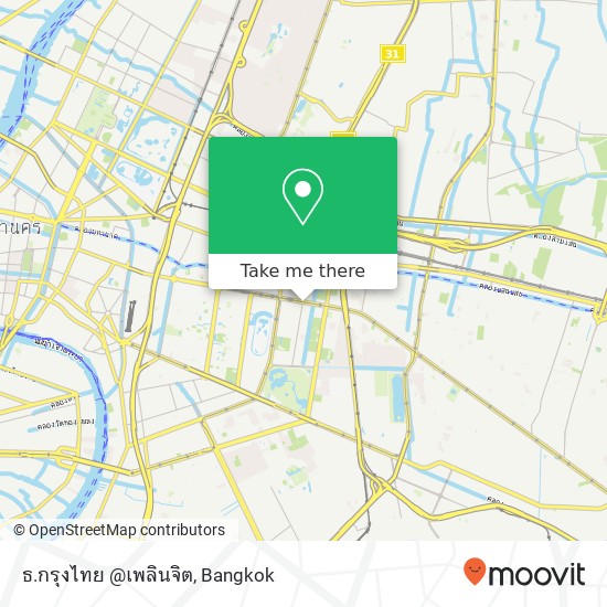 ธ.กรุงไทย @เพลินจิต map