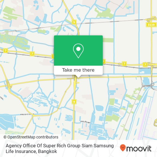 Agency Office Of Super Rich Group Siam Samsung Life Insurance map