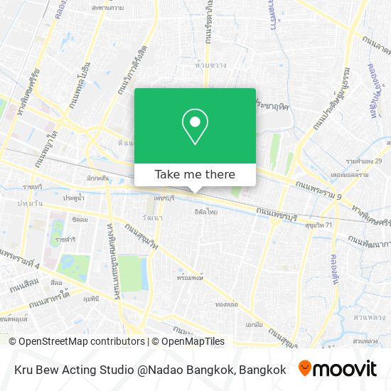 Kru Bew Acting Studio @Nadao Bangkok map