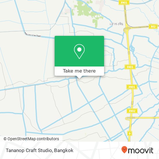 Tananop Craft Studio map