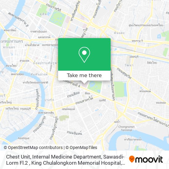 Chest Unit, Internal Medicine Department, Sawasdi-Lorm Fl.2 , King Chulalongkorn Memorial Hospital map