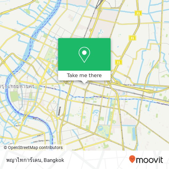 พญาไทการ์เดน map