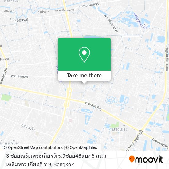 3 ซอยเฉลิมพระเกียรติ ร.9ซอย48แยก6 ถนนเฉลิมพระเกียรติ ร.9 map