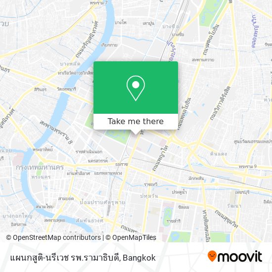 แผนกสูติ-นรีเวช รพ.รามาธิบดี map