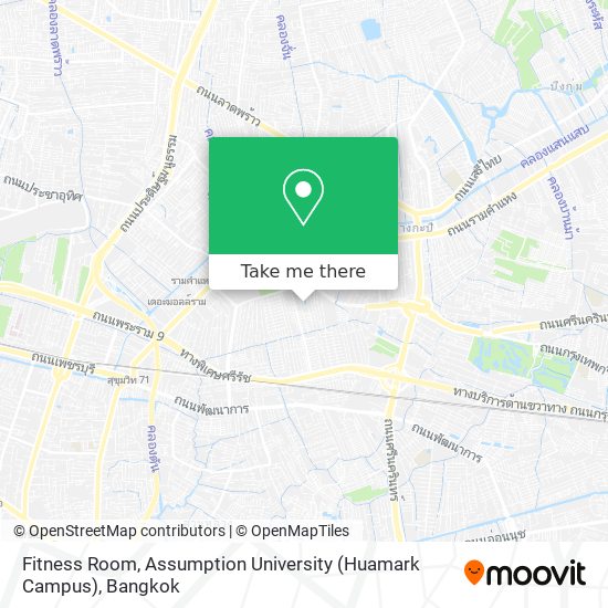 Fitness Room, Assumption University (Huamark Campus) map