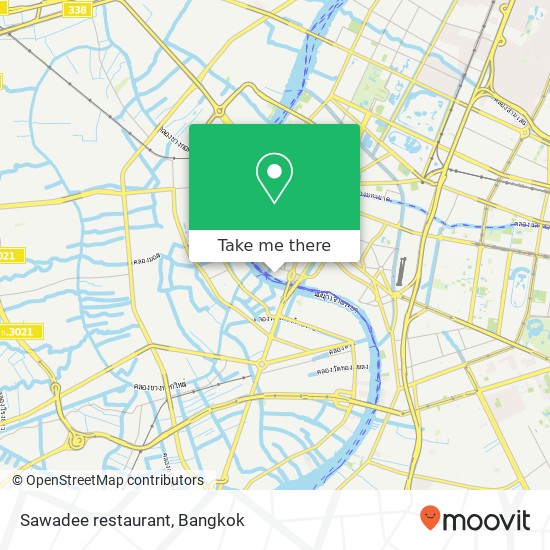 Sawadee restaurant map