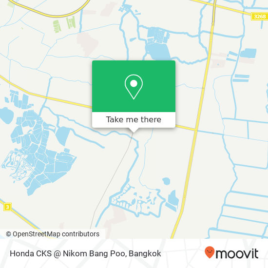Honda CKS @ Nikom Bang Poo map