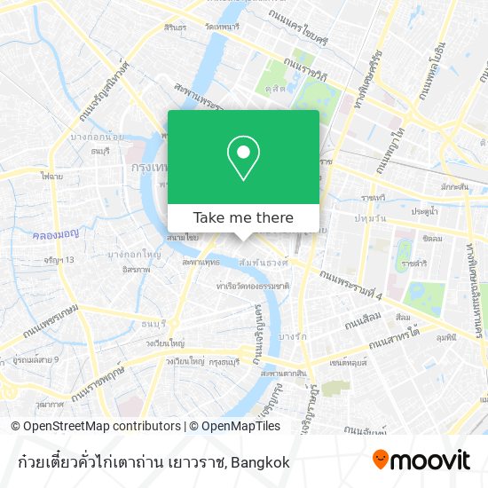 ก๋วยเตี๋ยวคั่วไก่เตาถ่าน เยาวราช map