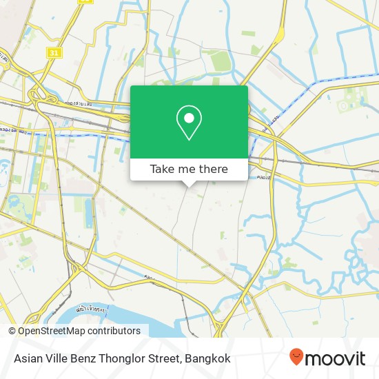Asian Ville Benz Thonglor Street map